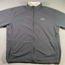 Nike Golf Jacket Mens 2XL Black Therma FIt Fleece Lightweight Full Zip