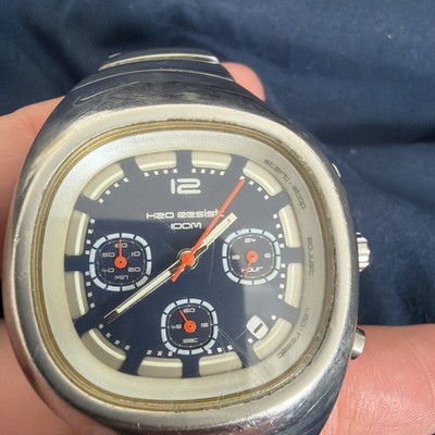Rare 2K Vintage Nike Triax Armored Chrono II Men's Watch WR0074