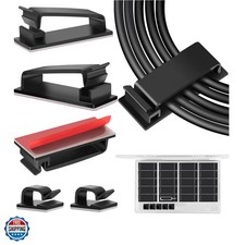 Cable Management Clips, Large Cord Clips for Under Desk Wire Management, Adhe...