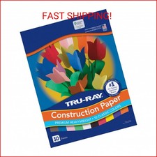 Tru-Ray Construction Paper P103031, 10 Classic Colors, 9" x 12", 50 Sheets