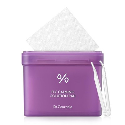 Dr.Ceuracle PLC Calming Solution Pad - Instant 130 Count (Pack of 1) 