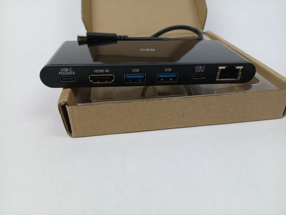 C2G 28845 USB-C Docking Station 4K HDMI Ethernet USB Power Delivery Mac PC - Image 3 of 3