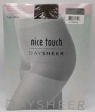 Vintage New Sears Nice Touch DaySheer Control Top Pantyhose Gentle Brown Sz C