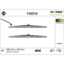 SWF 116314 Scheibenwischer für VW AUDI JEEP RENAULT SAAB VOLVO 100 C3 80 B3 B2
