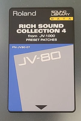 Roland JV 80 Serie RIch Sound Collection 4 Karten - Bild 1 von 2