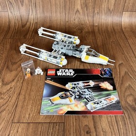 LEGO Star Wars: Y-Wing Fighter (7658) Complete W/Minifigs & Manual no box