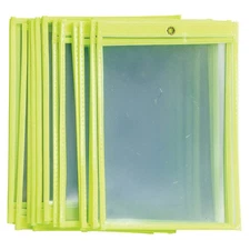 BRADY 56944 Shop Envelope,Yellow,9"H,PK25 15Y764