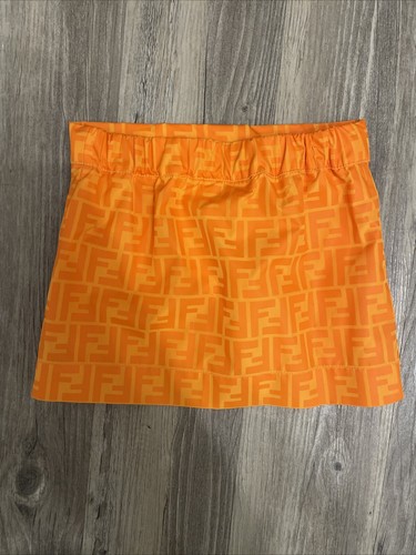 Fendi Girl’s Skirt FF All Over Logo - Picture 4 of 6