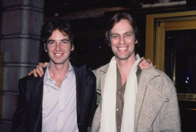 Robert Carradine and Keith Carradine attends an event 1990s Old Photo