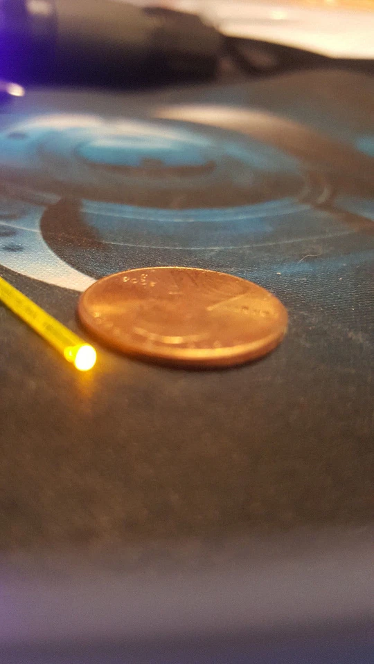 Pistola de fibra óptica fluorescente de 1,5 mm/060 pulgadas de alta visibilidad 4x varillas de 1 1/2"  Foto 4 de 4