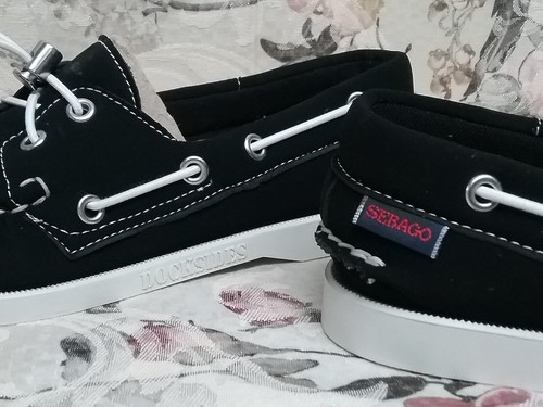 SEBAGO - B500124 - DOCKSIDES ARIAPRENE - Women's Deck Shoes - Black - Size 5.5 - Picture 6 of 10