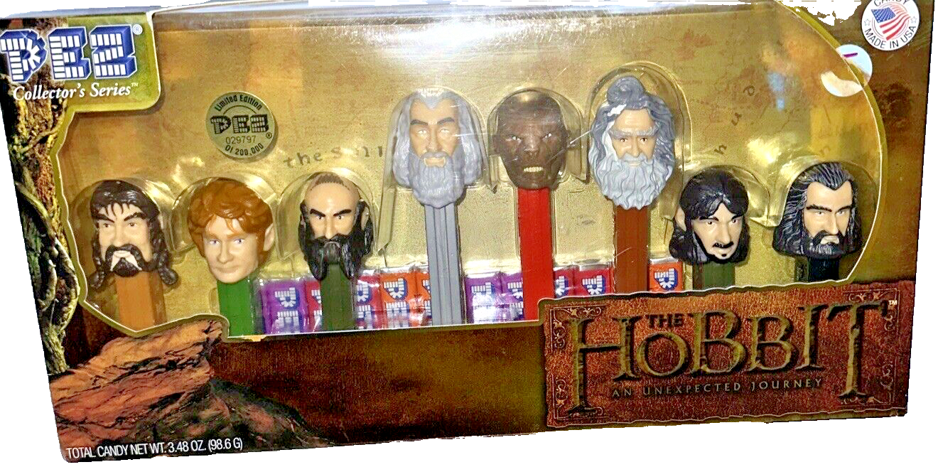 Limited Edition THE HOBBIT PEZ Dispenser Set Unopened Collector’s Series