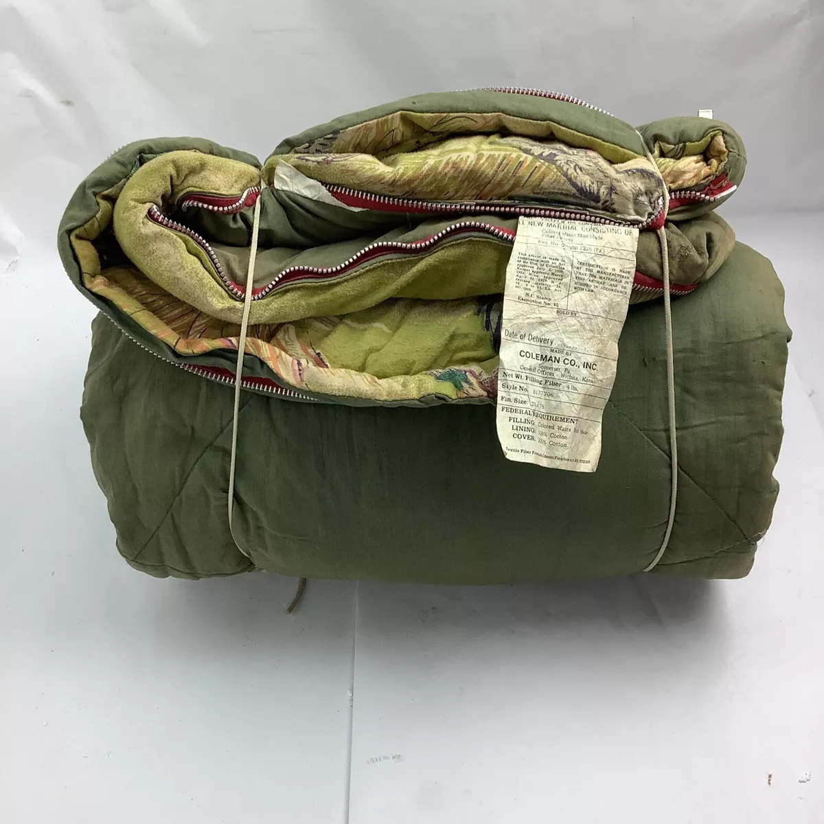 Vintage coleman sleeping bag cheap
