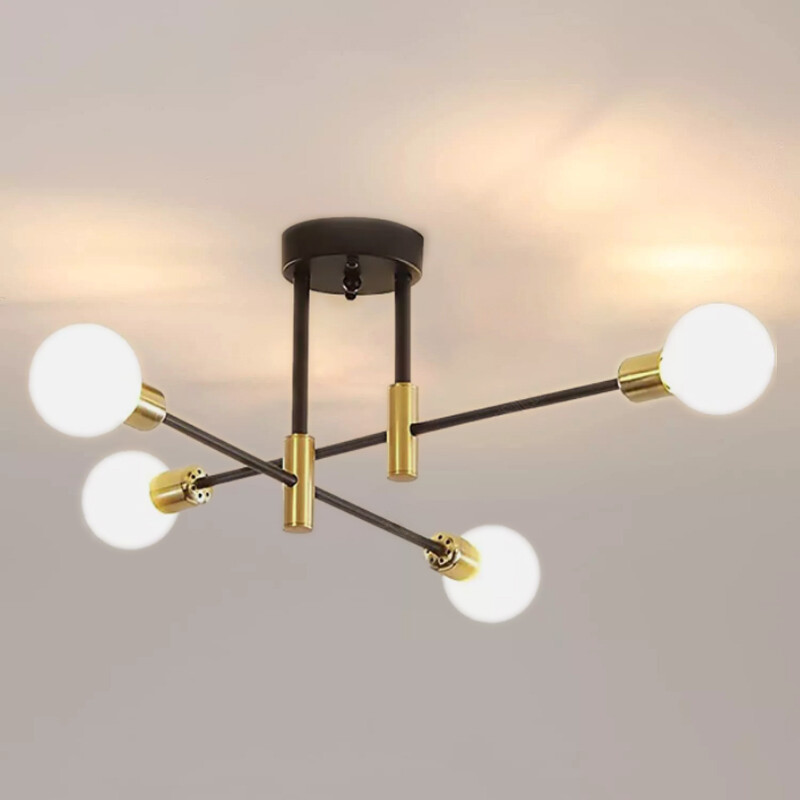 Modern LED Ceiling Light Bedroom Lamp Vintage Pendant Sputnik