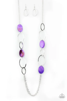 Paparazzi: Kaleidoscope Coasts Purple Necklace