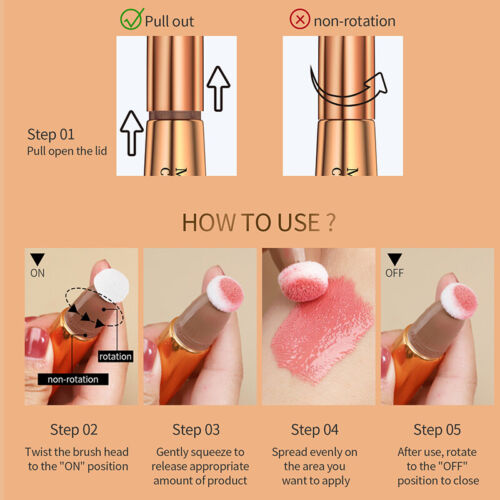Contour Beauty Wand, Liquid Face Concealer Contouring Highlighter Blusher Stick* - Picture 11 of 29