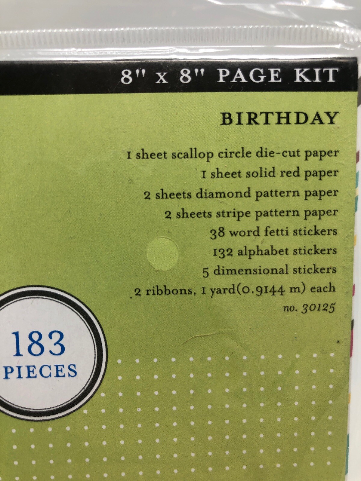 8x8 garden kit on Making Memories 8x8 Colorful Birthday Scrapbook Page Kit For Sale Online Ebay