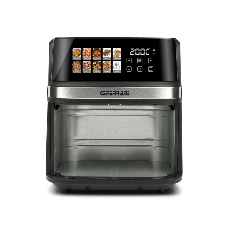 Friggitrice ad Aria Calda Senza Olio 8 Litri 10 Funzioni Display Touch a Colori, fotografia 5 di 9