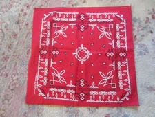 HAV A HANK red cotton bandana VINTAGE points