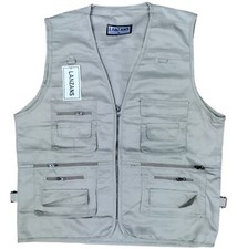 Mens Waistcoat Jacket Multi Pocket Vest Camping Hiking Hunting Fisherman Vest