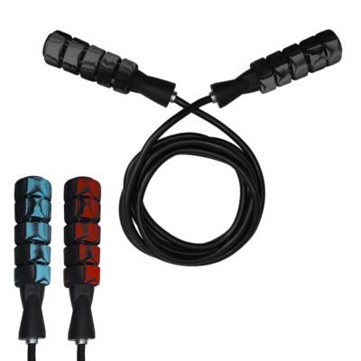 Springseil rot grau blau Skipping Speed Rope Boxen Training Gymnastik Fitness
