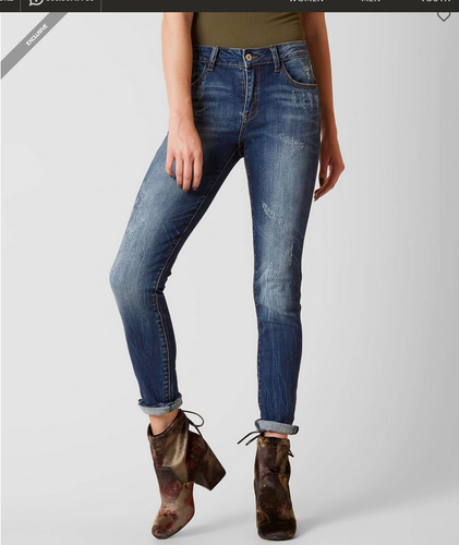 KanCan Buckle #VBK1282R Mid-Rise Skinny 