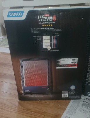 Camco 57351 Olympian Wave 8 Catalytic LP Propane Gas Space Heater Camper RV  | eBay