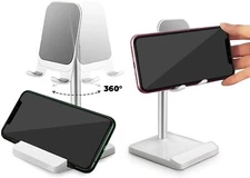 ADFD Cell Phone Stand for Desk Phone Holder A Dual Purpose Stand White NEW
