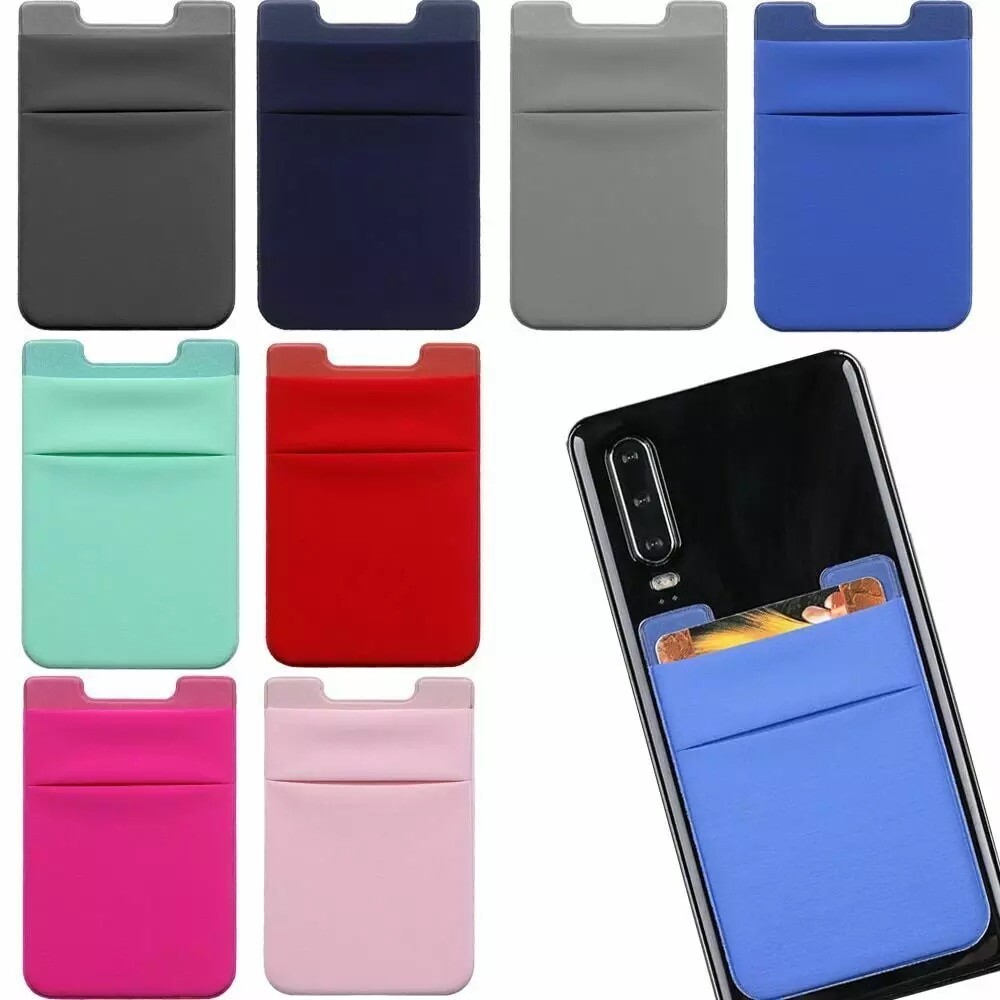 Phone Wallet New Elastic Cell Phone Card Holder Mobile Case Credit