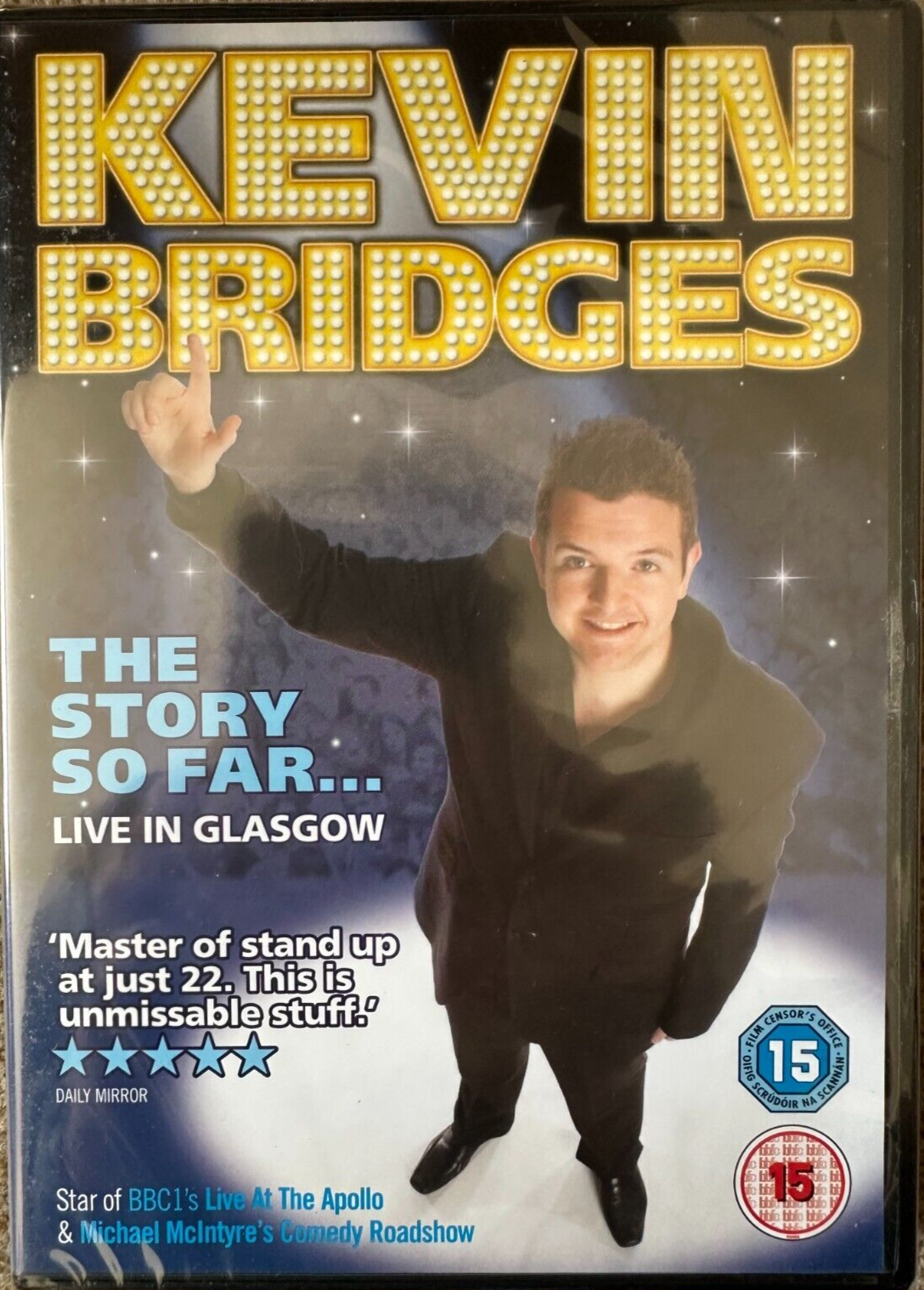 Kevin Bridges - The Story So Far... Live In Glasgow DVD -Region 2 - New & Sealed