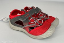 OshKosh B'gosh Toddler size 7 Red and Gray Sandals FREE SHIPPING