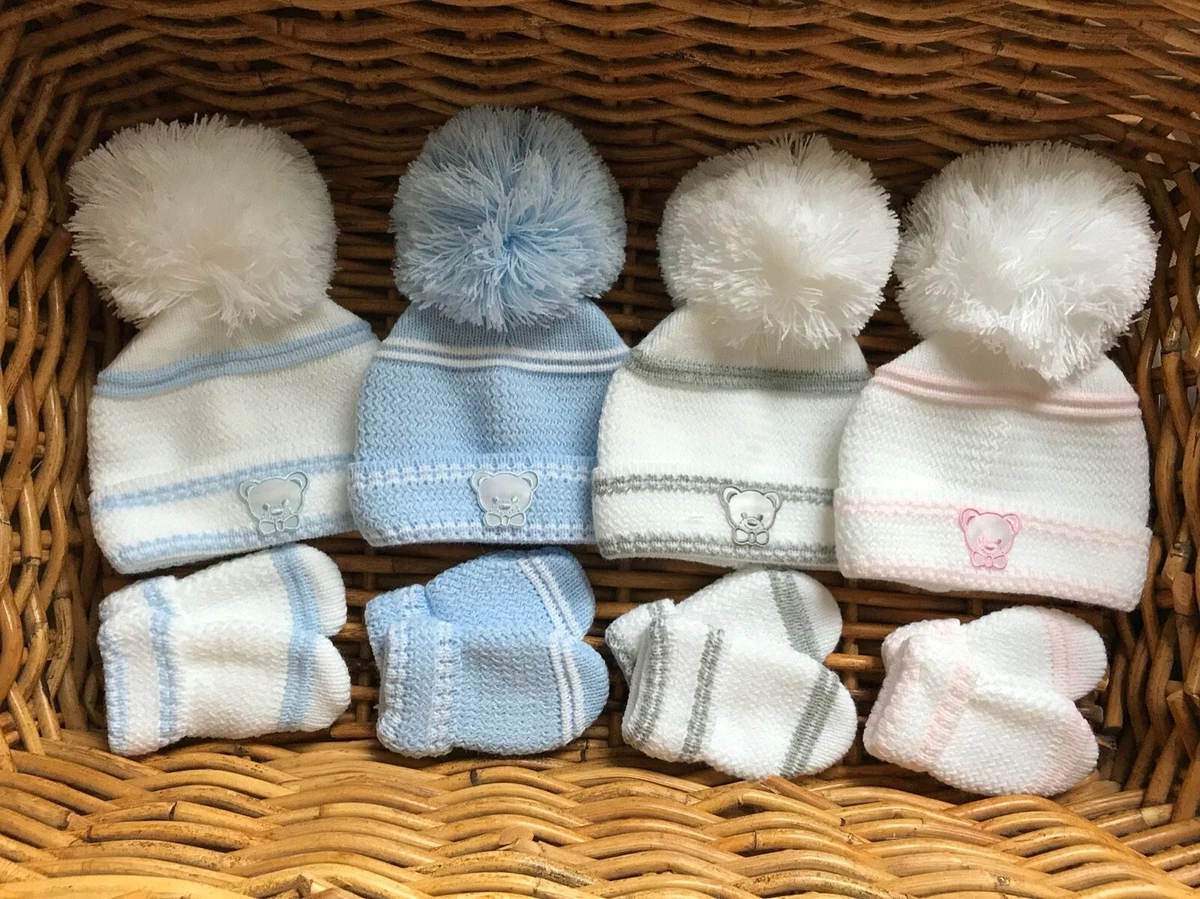 Baby girl cheap white winter hat