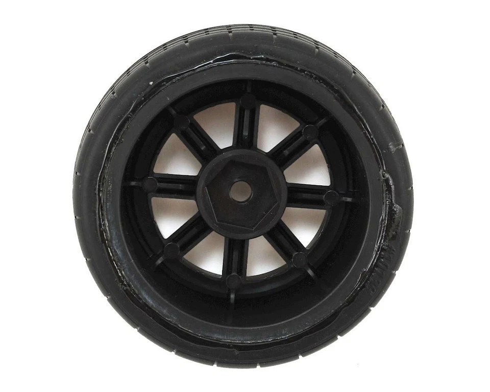 Protoform Vintage Racing Pre-Mounted Rear Tire (2) (31mm) (Black) [PRM10139-18] - Image 2 of 3