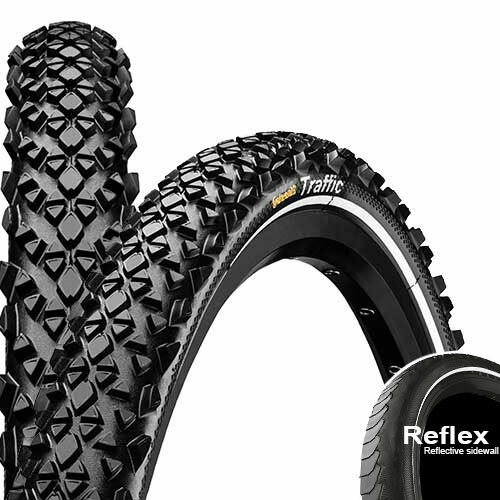 Continental Traffic 26 X 2.1 Inch Black Continental Traffic II Reflex 26 x 2.1