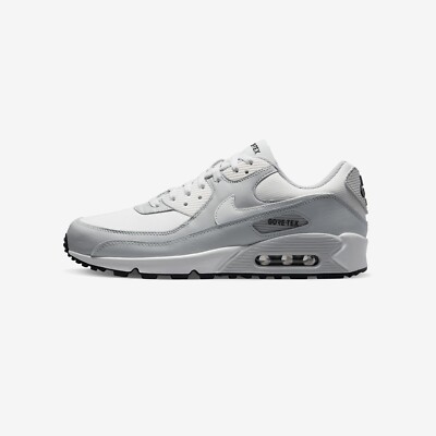 Mens Nike Air Max 90 GTX Trainers DJ9779 003 White/Grey Size