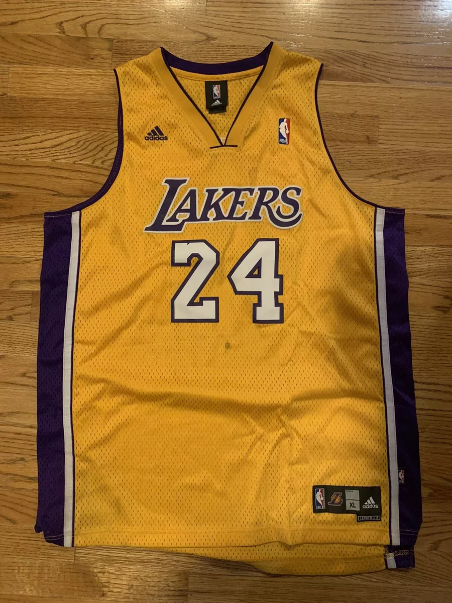 Men's Los Angeles Lakers Kobe Bryant adidas Gold Player Swingman Home Jersey