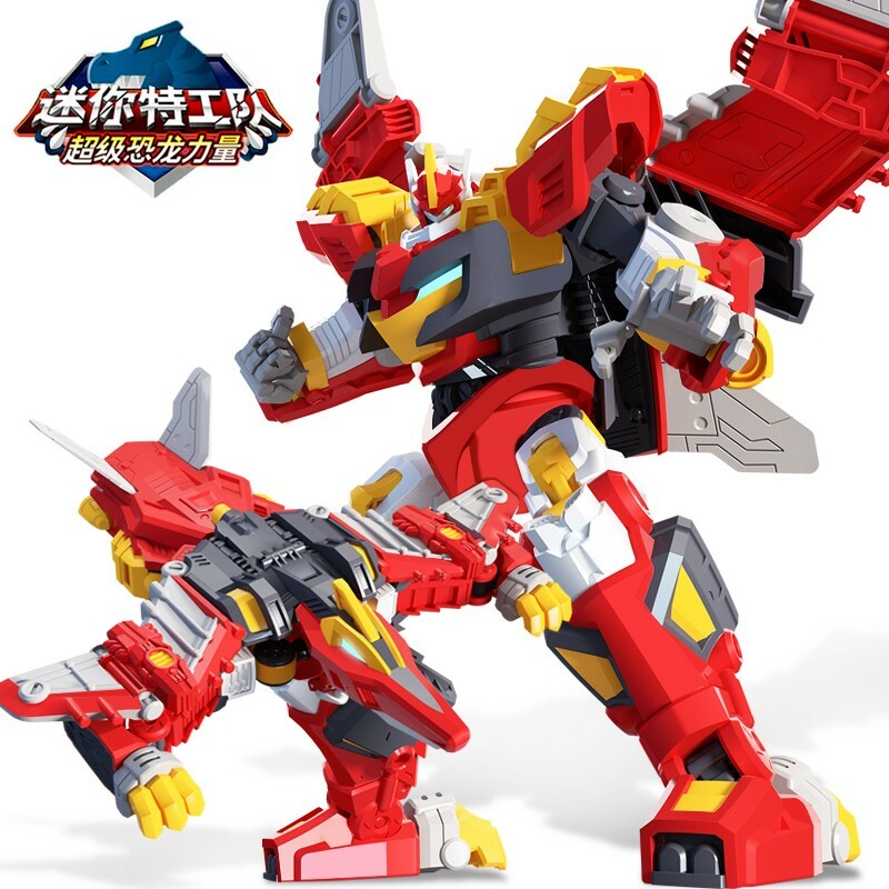 MiniForce Super Dino Power FORCE TRIG Triceratops Rider Robot Knight ...