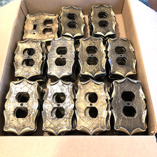 (72) Amerock Carriage House Outlet Plug Plate Covers Lot Vintage Antique