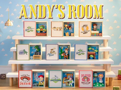 POP MART Disney/Pixar Toy Story Andy's Room Series Scene Set POP MART Disney/Pixar Toy Story Andy's Room Series Scene Set
