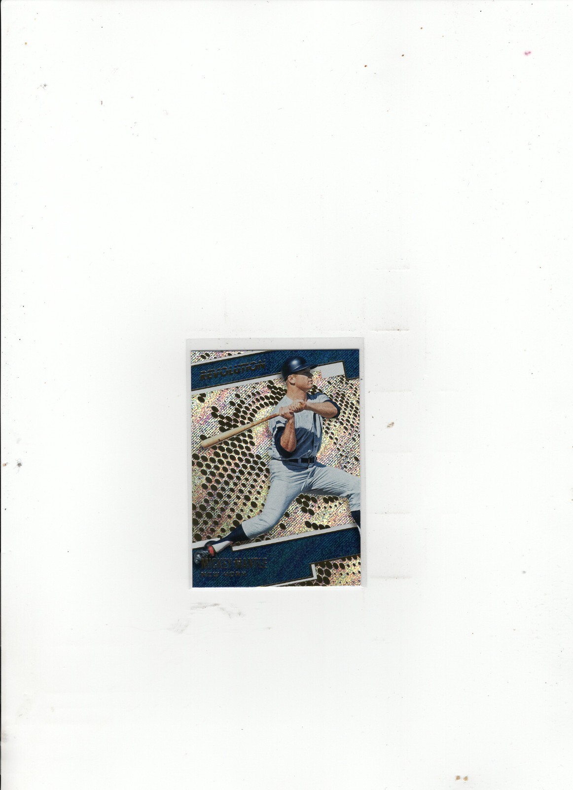 2018 Mickey Mantle Revolution Rapture Parallel #7 Free Shipping (C-879)