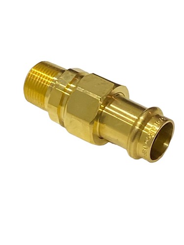 ApolloXpress Press Fittings 8733-4 3/4'' x 3/4'' Copper Press Male Union - 1Pc - Picture 2 of 7