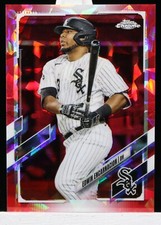 2021 Topps Chrome Sapphire Edwin Encarnacion Red Refractor #2/5 White Sox