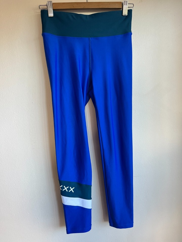 FIRST BASE Blue Leggings Size 2