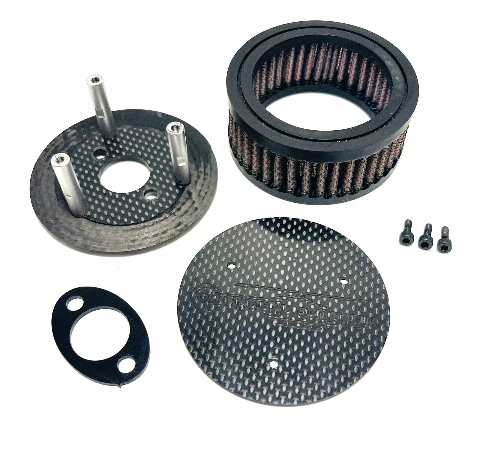 Xcell MA125120 High Flow Carbon Fiber Air Cleaner Kit Miniature