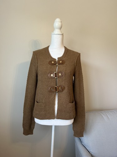 Tory Burch Caramel Color Ross Cardigan 