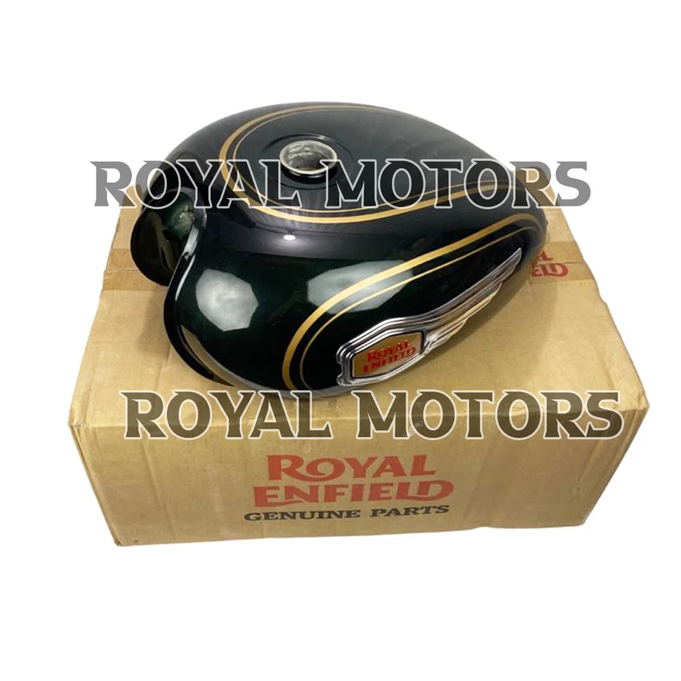 Royal Enfield "FOREST GREEN FUEL TANK" For Bullet 500 - With Express Shipping - Image 2 of 4