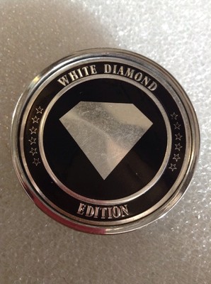 (1) White Diamond  WHEEL CENTER CAP HUB CAPS AFTERMARKET MC60N105 CK001 #A113