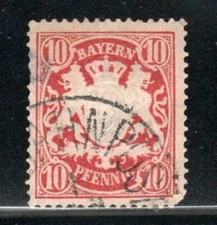 GERMANY  BAVARIA STAMPS BAYERN  USED   LOT 578A