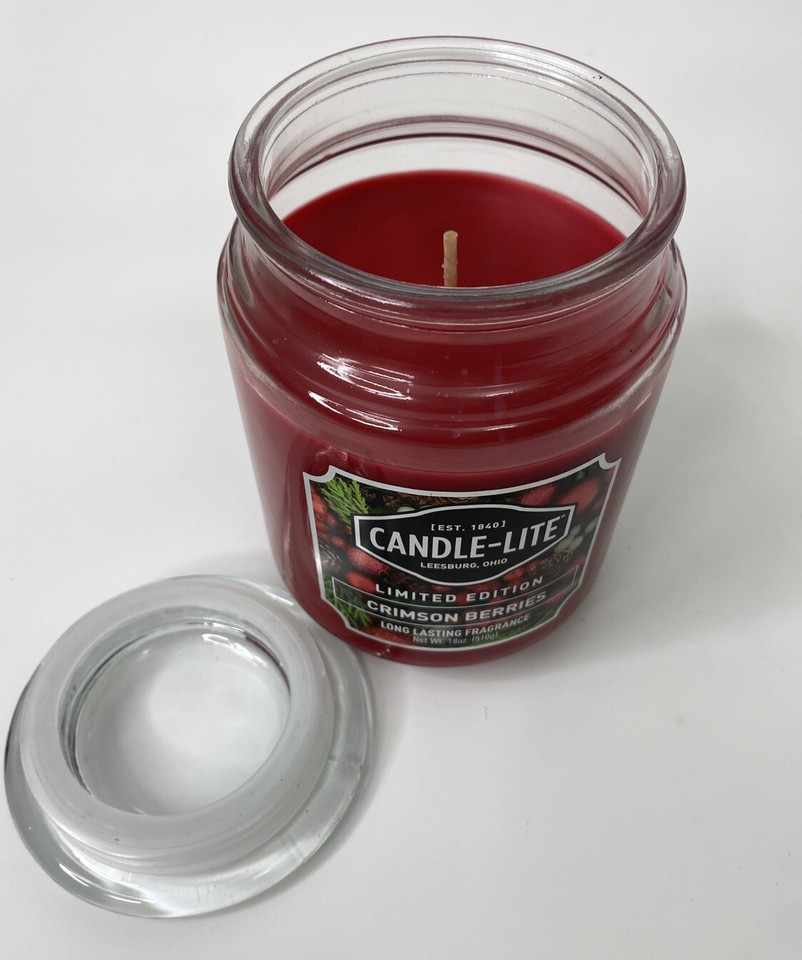 Candle Lite Limited Edition Crimson Berries Scented Candle Long Lasting