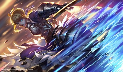 Anime Fatestay Night Saber Fate Series 11x17 Poster
